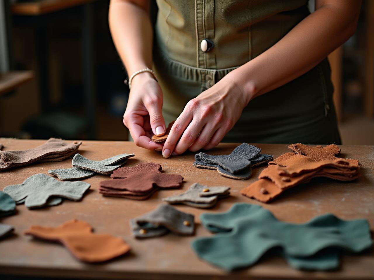 Taller de manufactura de accesorios con materiales reciclados